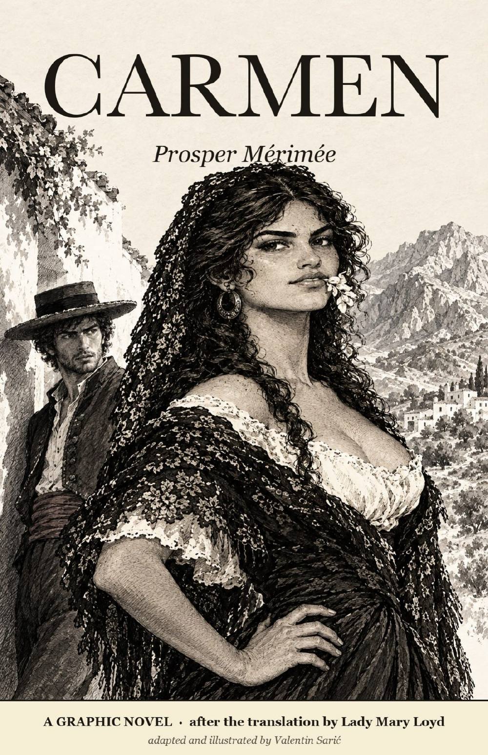 Carmen – Prosper Mérimée | A Graphic Novel, graphic novel cover