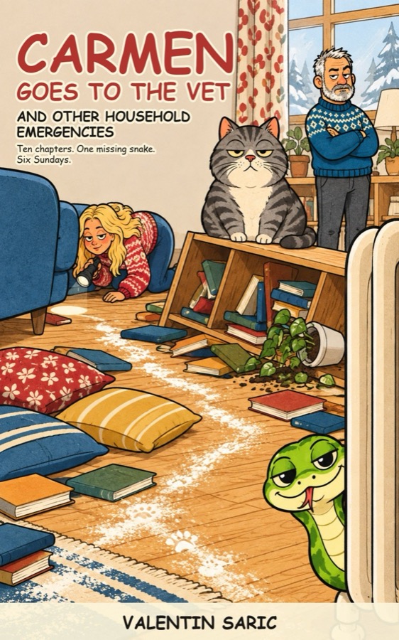 Carmen Goes to the Vet: And Other Household Emergencies, graphic novel cover