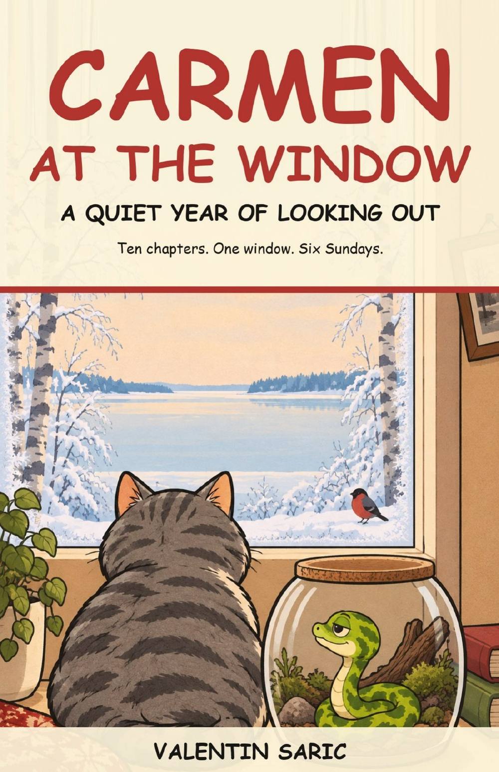 Carmen at the Window: A Quiet Year of Looking Out, graphic novel cover