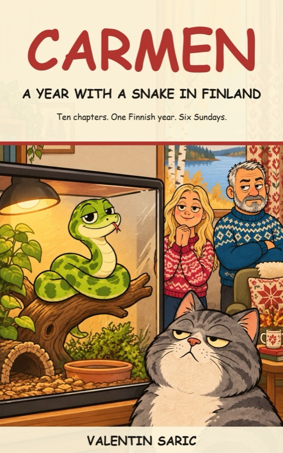 Carmen: A Year with a Snake in Finland, graphic novel cover