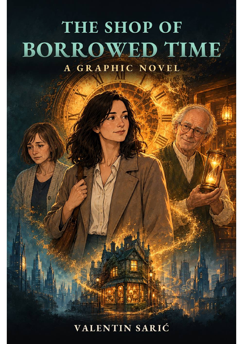 The Shop of Borrowed Time - A Graphic Novel, graphic novel cover