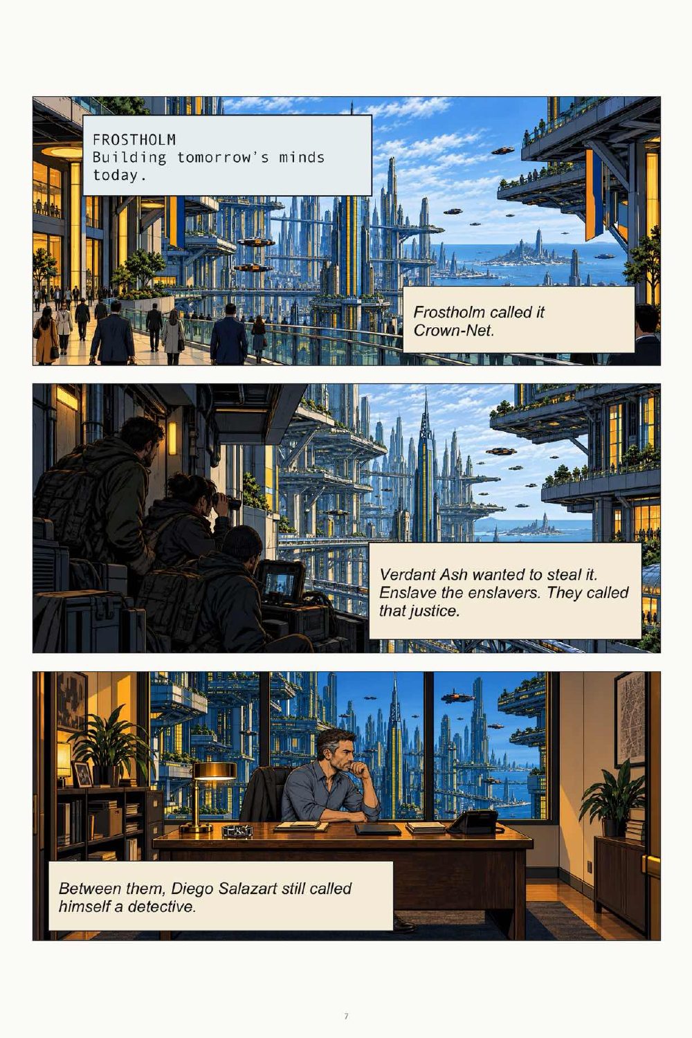 Ashless — Cyberpunk 2088, page 8