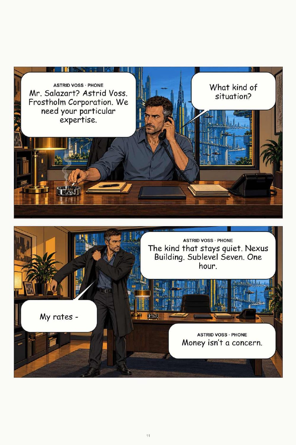 Ashless — Cyberpunk 2088, page 12