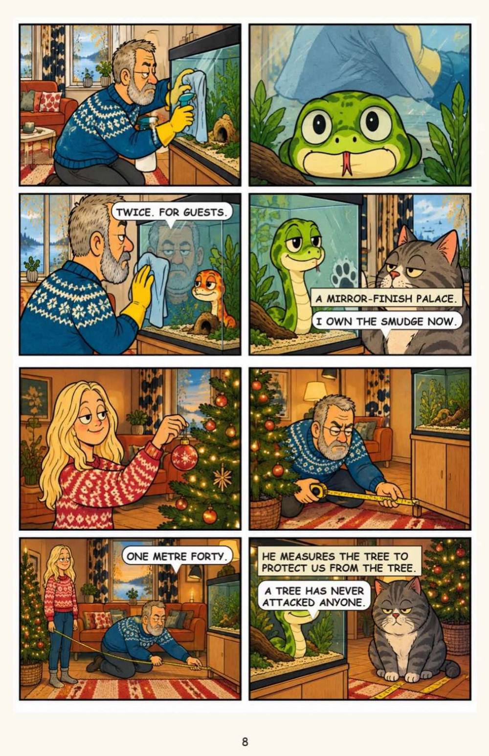 Carmen Meets the Family: Christmas, Guests, and One Cousin Who Screams, page 8