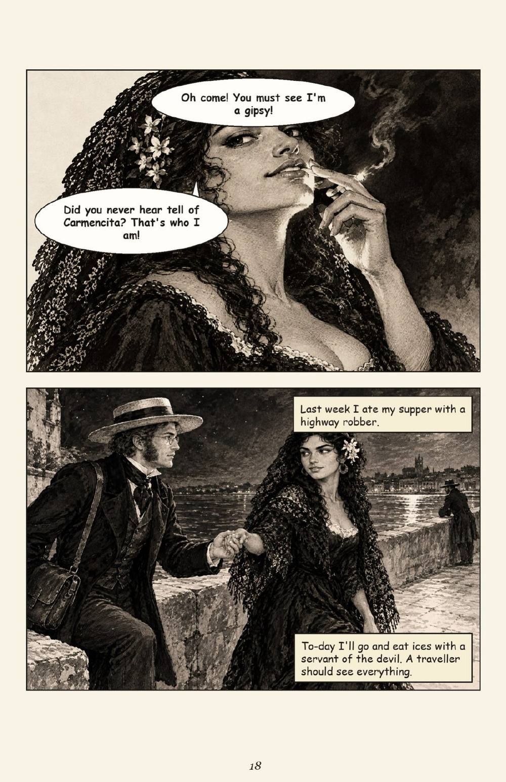 Carmen – Prosper Mérimée | A Graphic Novel, page 20