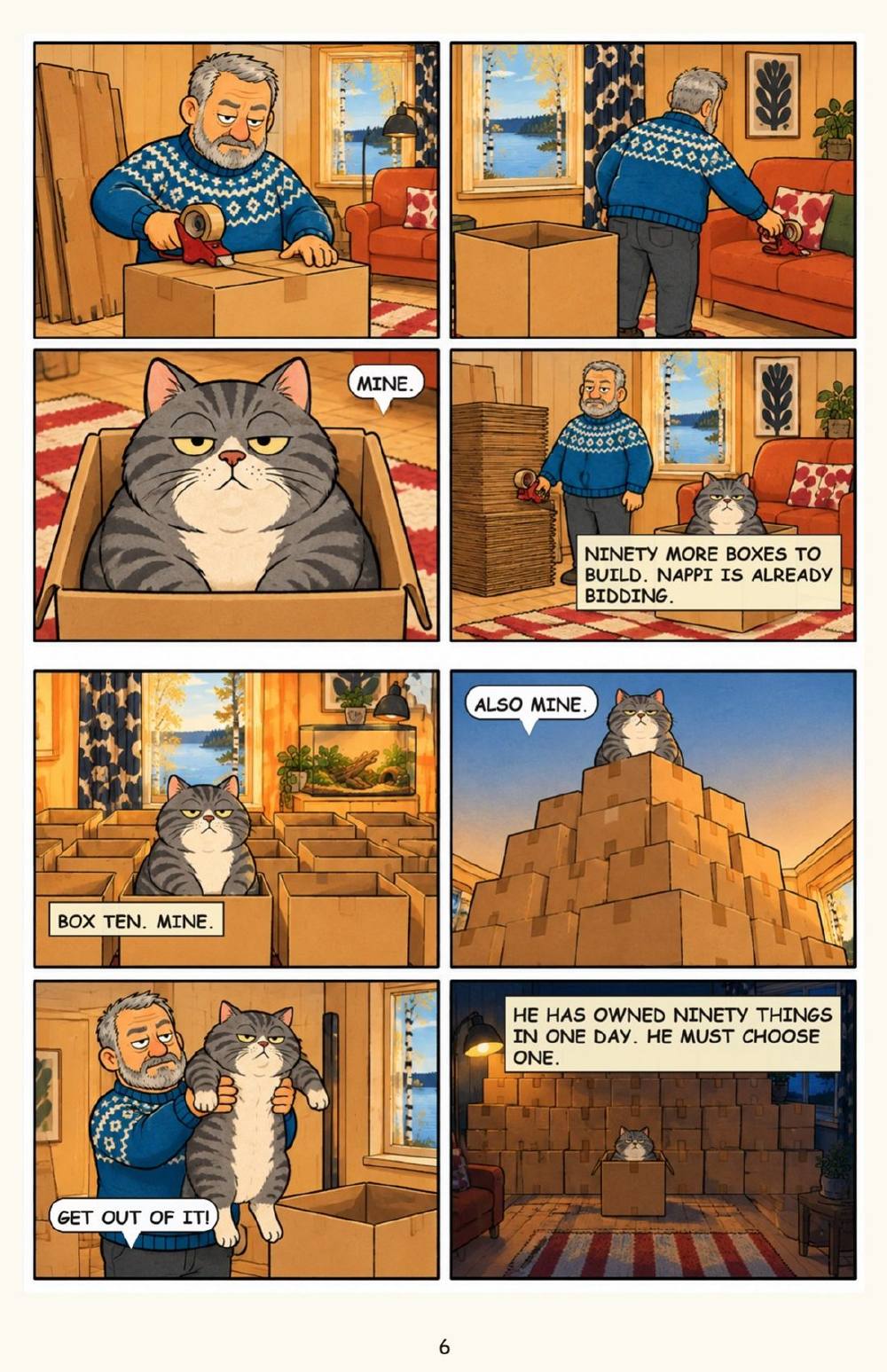 Carmen Moves House: Boxes, Neighbours, and a Lift That Stops, page 6