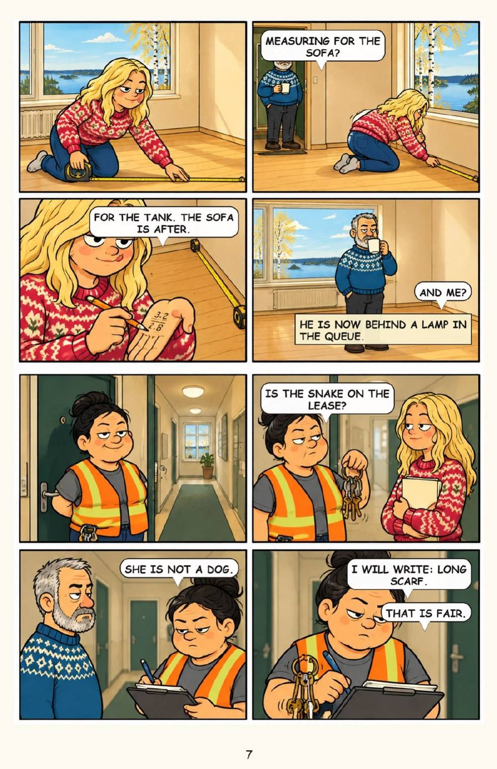 Carmen Moves House: Boxes, Neighbours, and a Lift That Stops, page 7