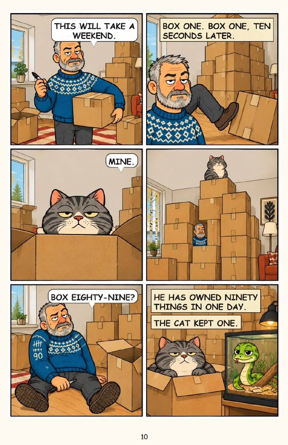 Carmen Moves House: Boxes, Neighbours, and a Lift That Stops, page 10