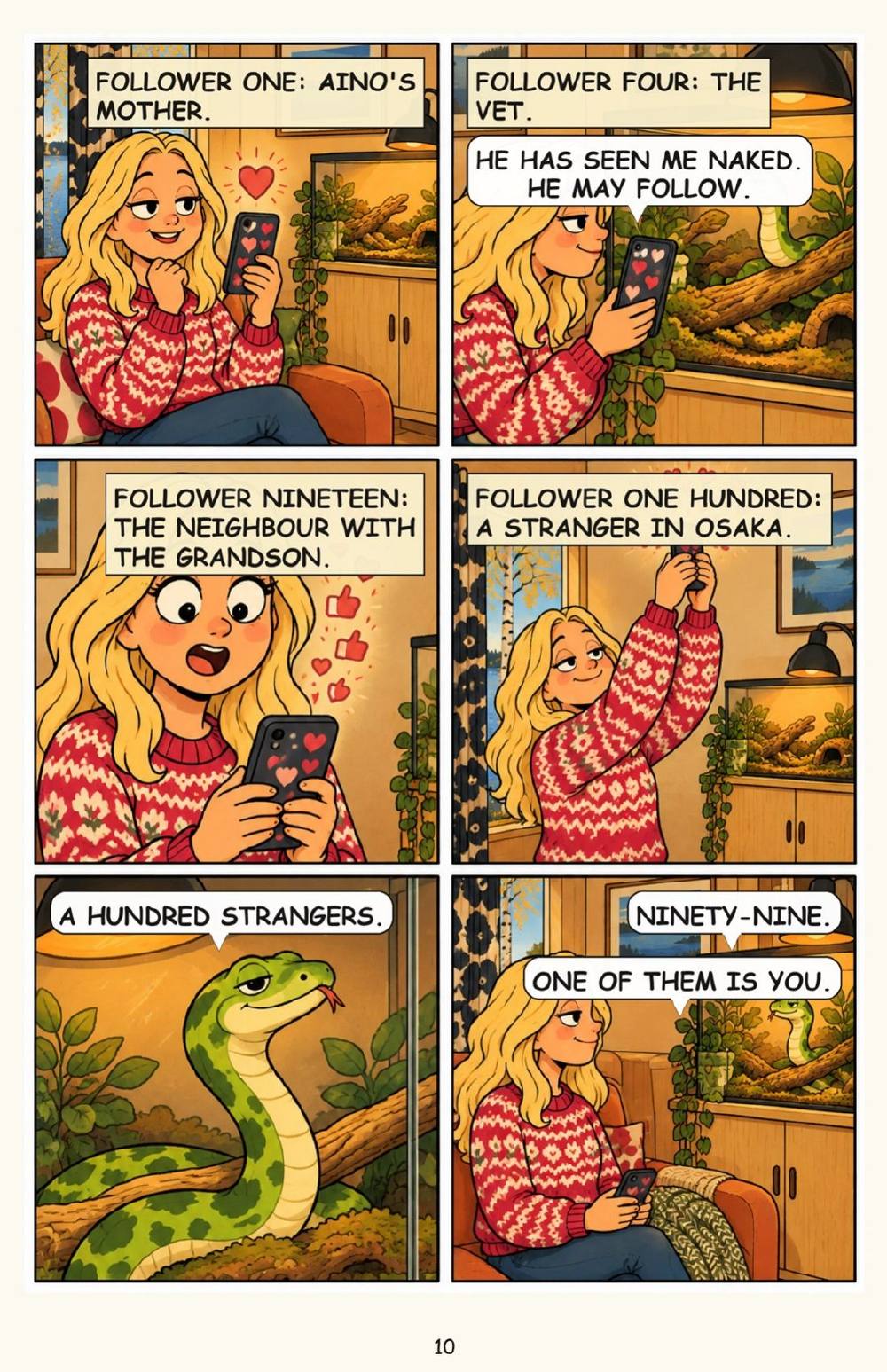 Carmen Online: Nine Thousand Followers and No Opinion About It, page 10