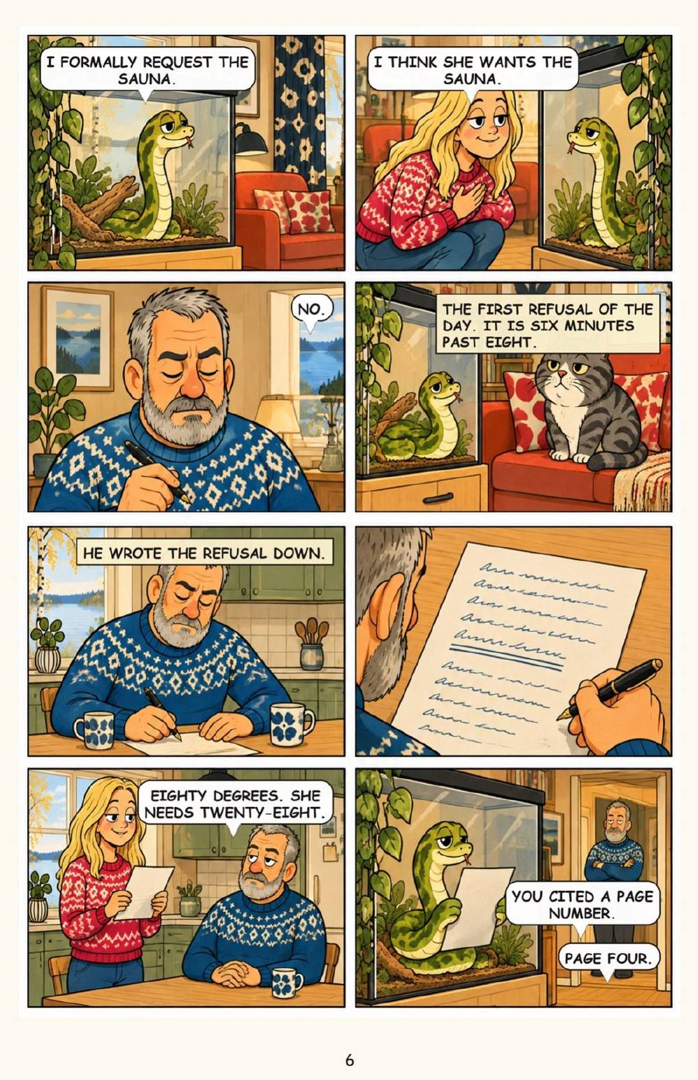 Carmen in the Sauna: And Other Impossible Requests, page 6