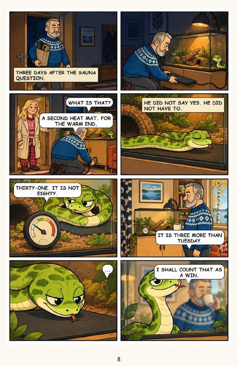 Carmen in the Sauna: And Other Impossible Requests, page 8
