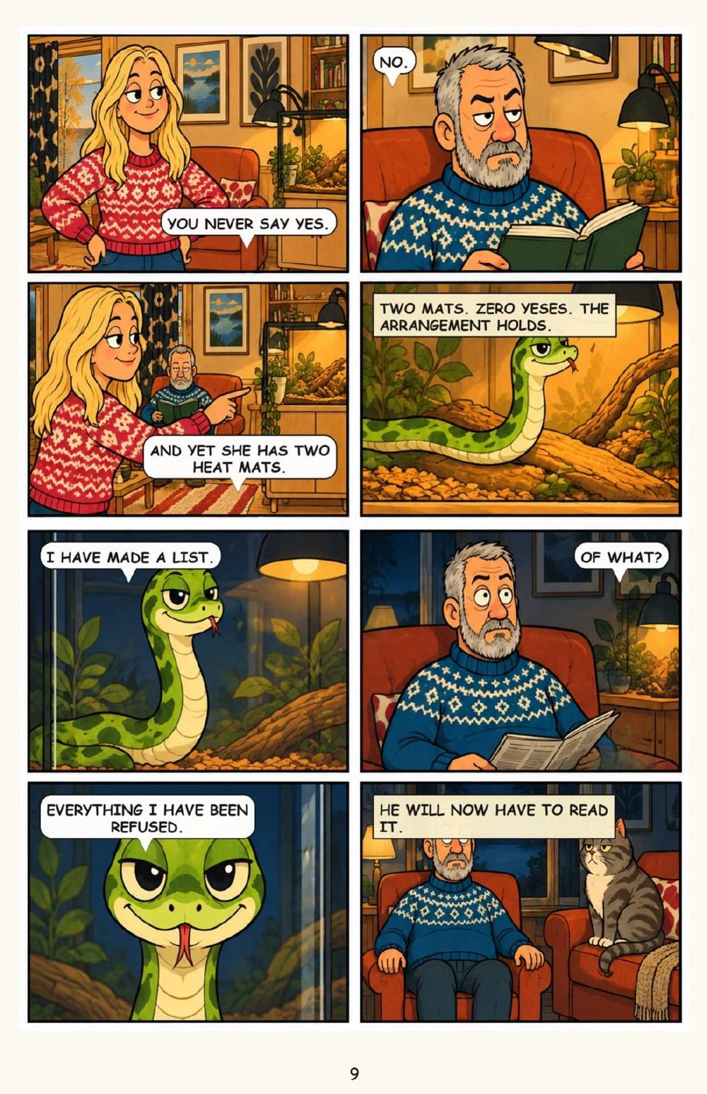Carmen in the Sauna: And Other Impossible Requests, page 9