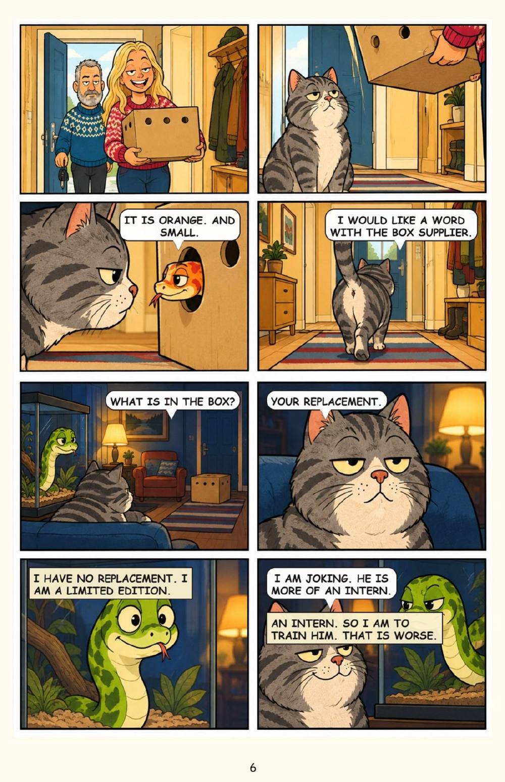 Carmen and the Second Snake: There Is Not Enough Sun for Two, page 6