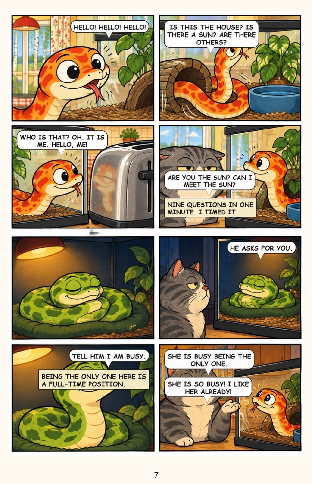Carmen and the Second Snake: There Is Not Enough Sun for Two, page 7