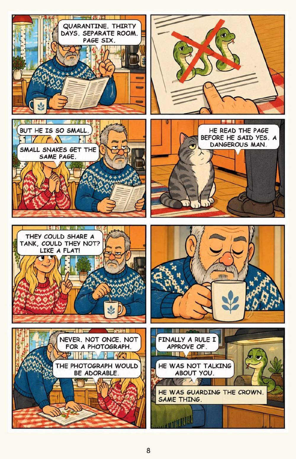 Carmen and the Second Snake: There Is Not Enough Sun for Two, page 8