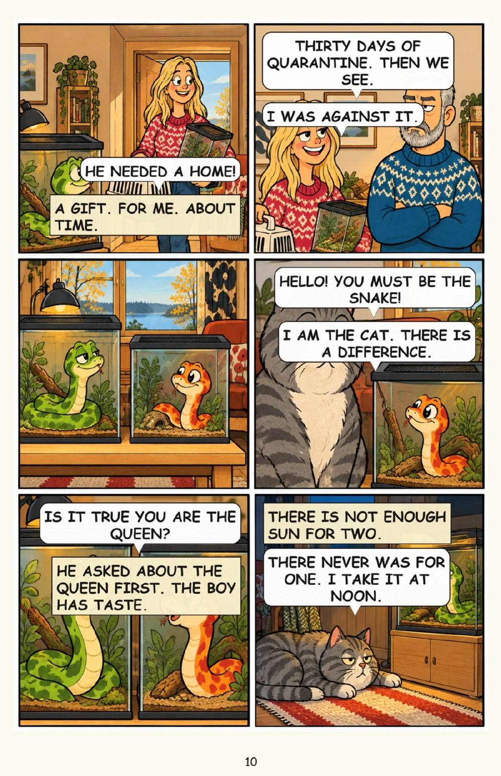 Carmen and the Second Snake: There Is Not Enough Sun for Two, page 10