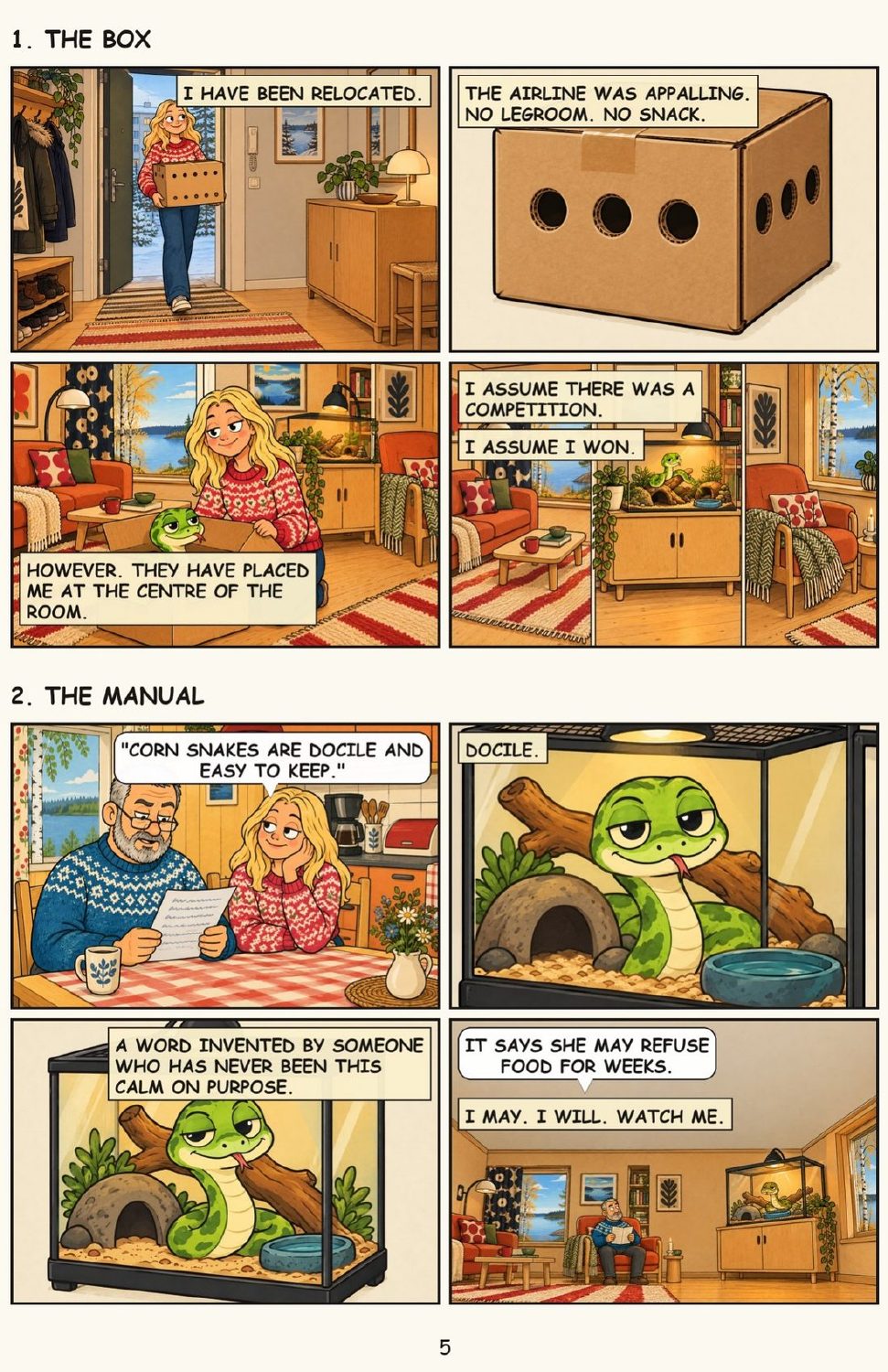 Carmen: A Year with a Snake in Finland, page 5