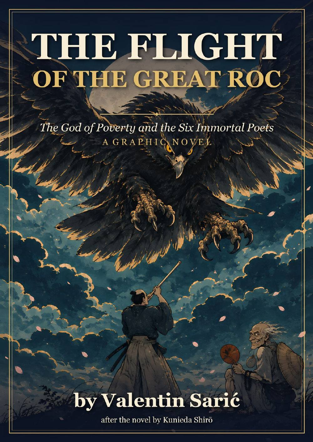 The Flight of the Great Roc - The God of Poverty and the Six Immortal Poets — A Graphic Novel, page 1