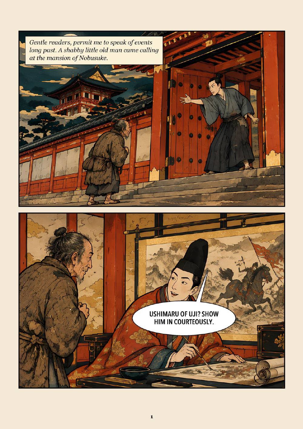 The Flight of the Great Roc - The God of Poverty and the Six Immortal Poets — A Graphic Novel, page 6