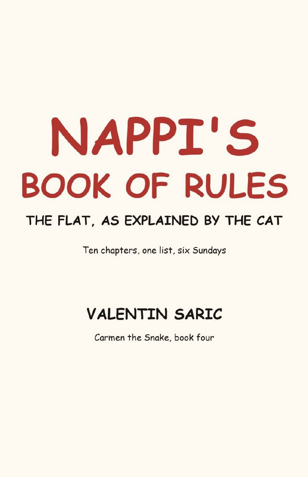 Nappi's Book of Rules: The Flat, as Explained by the Cat, page 2