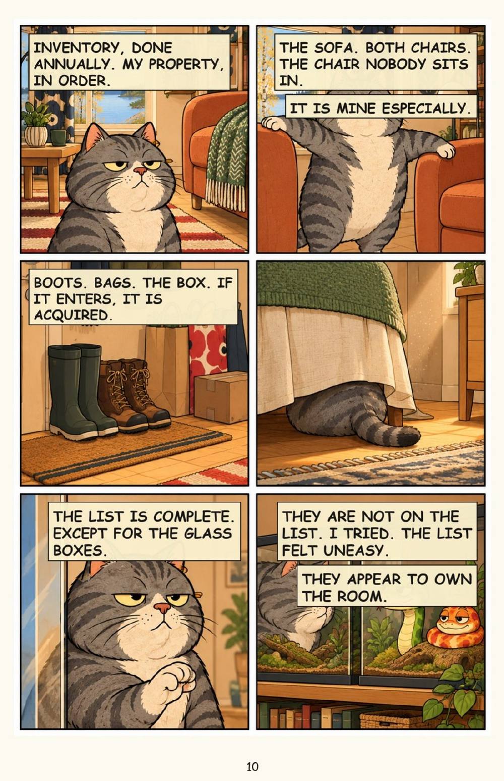 Nappi's Book of Rules: The Flat, as Explained by the Cat, page 10
