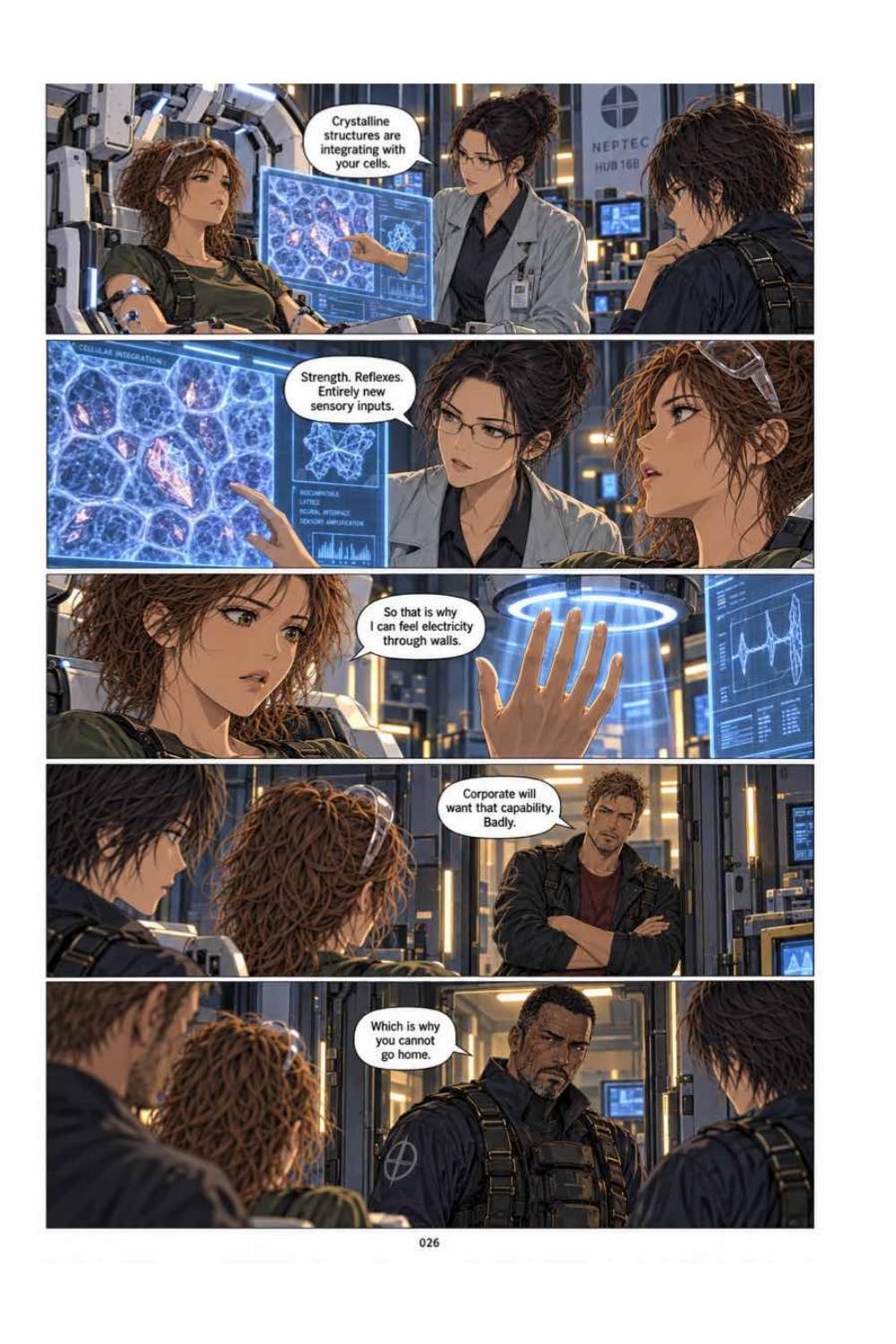 Poison Snow White and the Perceptionists of Thalassa Nova, page 29