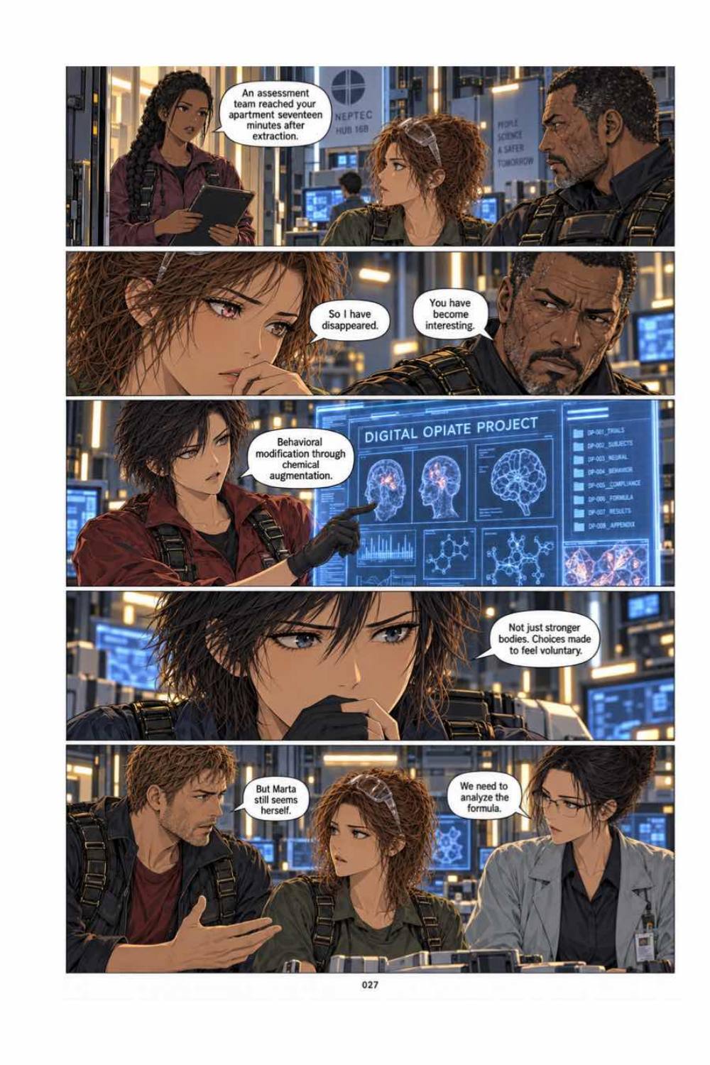 Poison Snow White and the Perceptionists of Thalassa Nova, page 30