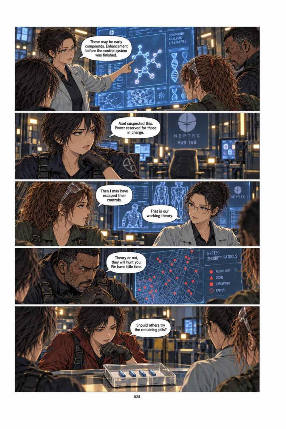 Poison Snow White and the Perceptionists of Thalassa Nova, page 31