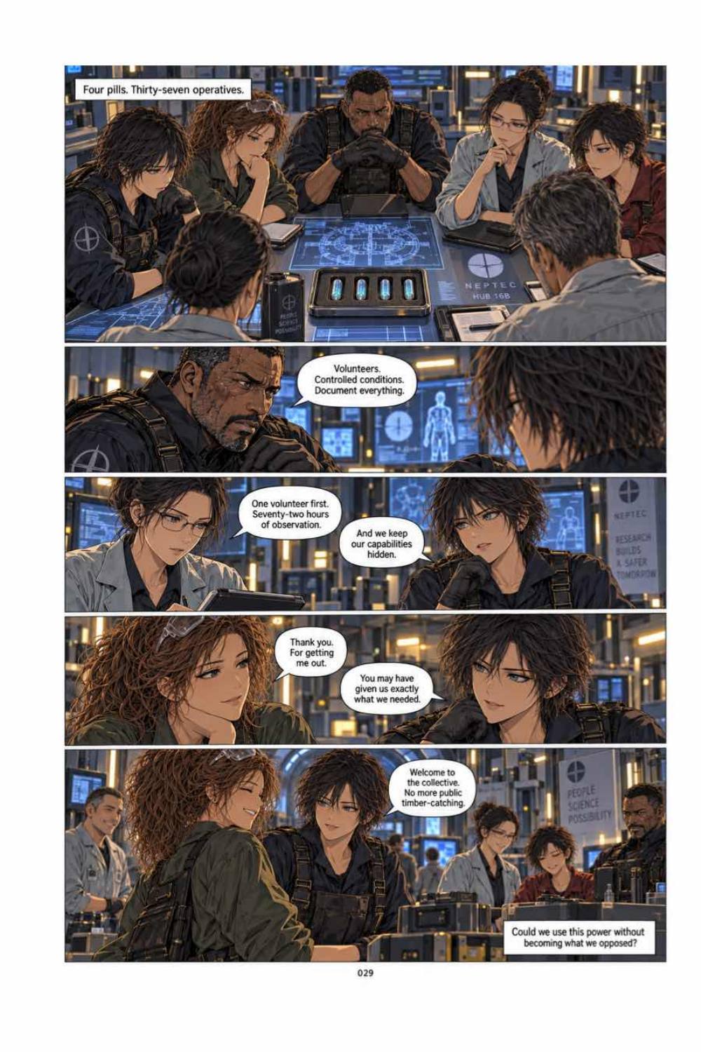 Poison Snow White and the Perceptionists of Thalassa Nova, page 32