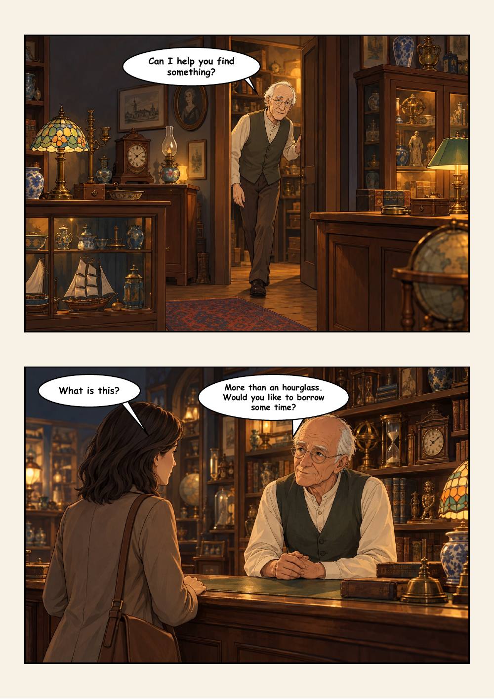 The Shop of Borrowed Time - A Graphic Novel, page 7