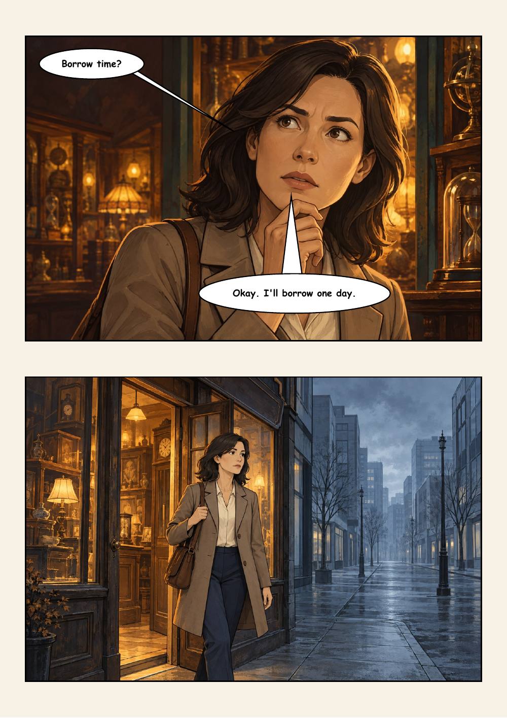 The Shop of Borrowed Time - A Graphic Novel, page 8