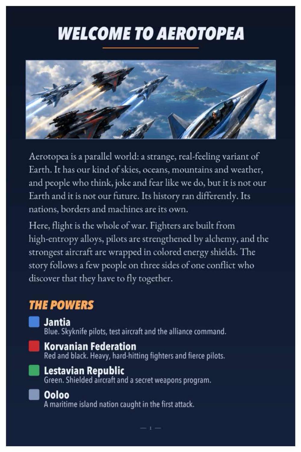 Wingmen of Aerotopea: High Entropy Wars - A Graphic Novel, page 4