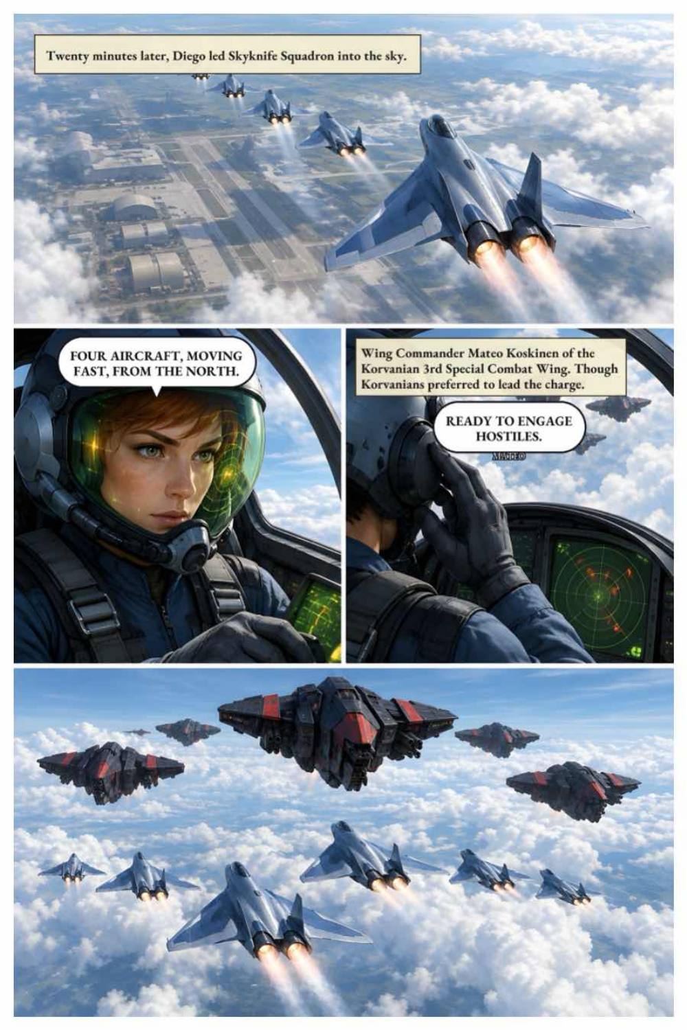 Wingmen of Aerotopea: High Entropy Wars - A Graphic Novel, page 16